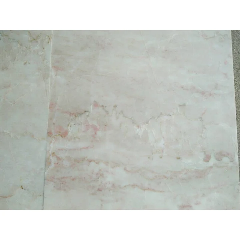 Chinese Pink Pacific Peach Marble Tiles With Beautiful veins