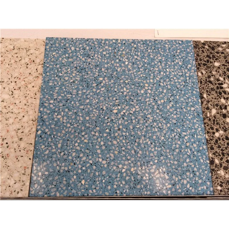 white terrazzo planters