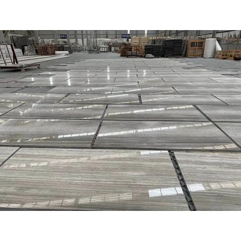 grey wooden grains marble tile