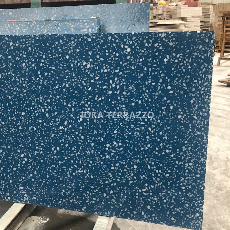 cement  terrazzo  floor
