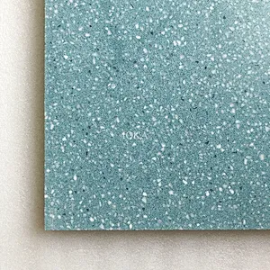 Cement Blue Terrazzo with Small White Aggregate for Tile and Slabs