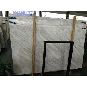 volakas white  marble slab for countertop