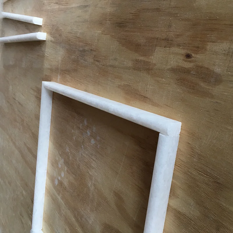 White marble Pencil Molding