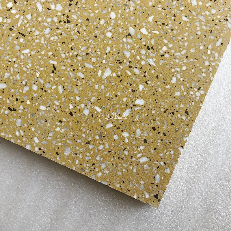Hot Sale Golden Cement Terrazzo Tiles for flooring and wall