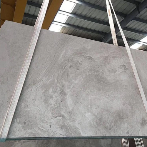Wooden White Marble with Cross Cut