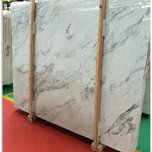 white marble slab
