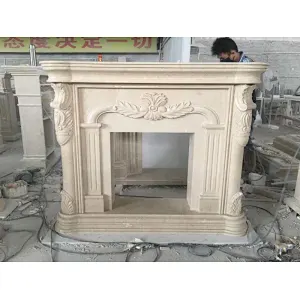 marble fireplace mantel