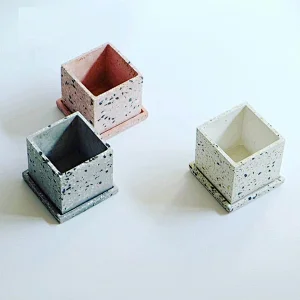 terrazzo flower pot