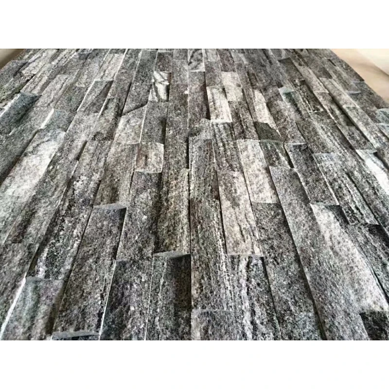 stacked stone interior wall