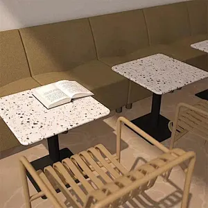 Hot selling cement terrazzo table top with many colors can be used for dining table