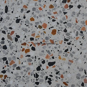polished yellow concrete floor tiles
