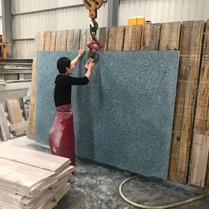 Eco-Friendly Blue Terrazzo made in China