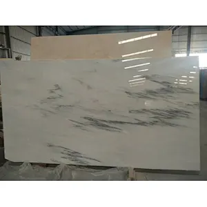 Beatiful White marble slab With Landscape Background