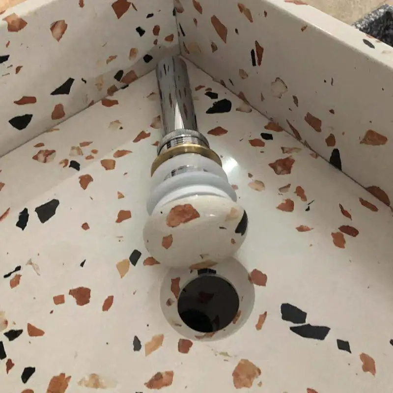 terrazzo sink