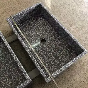 rectangle terrazzo basin