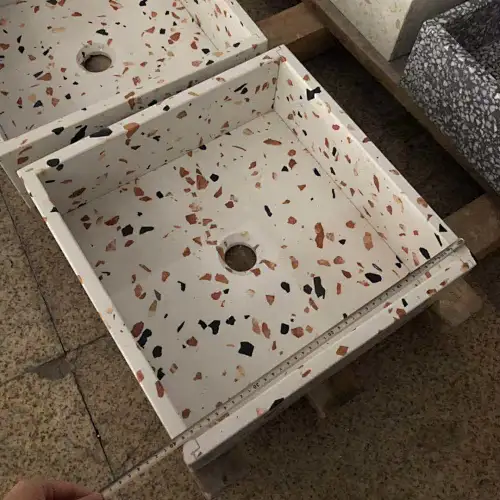 terrazzo sink
