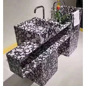 Black Cement Terrazzo
