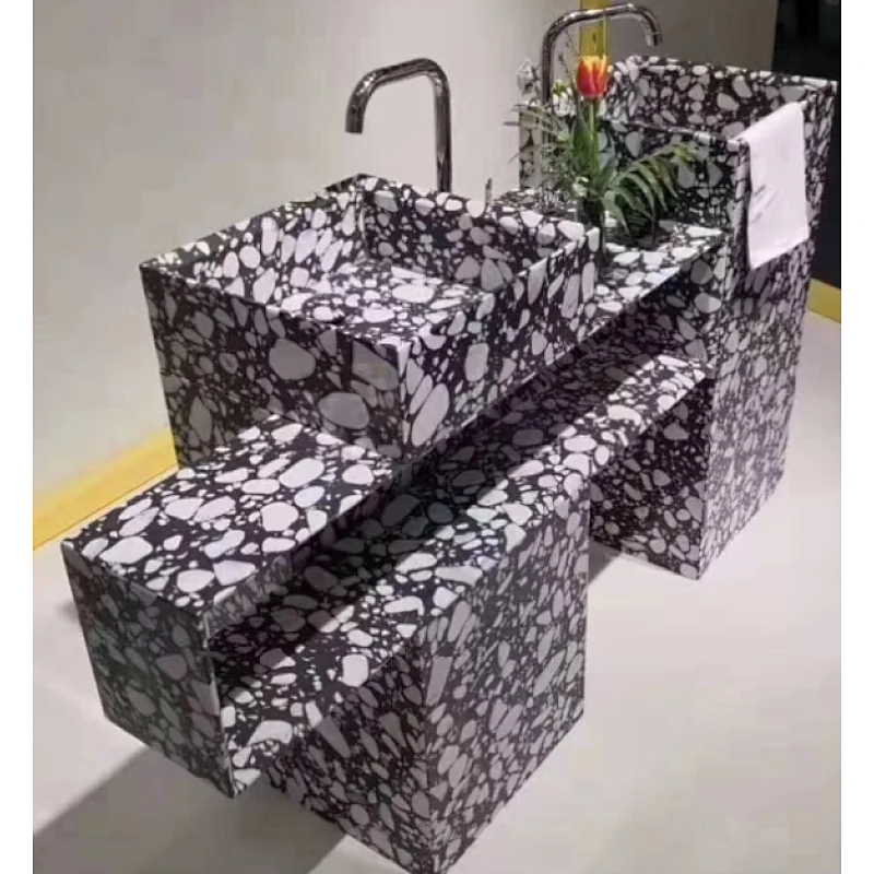 Black Cement Terrazzo