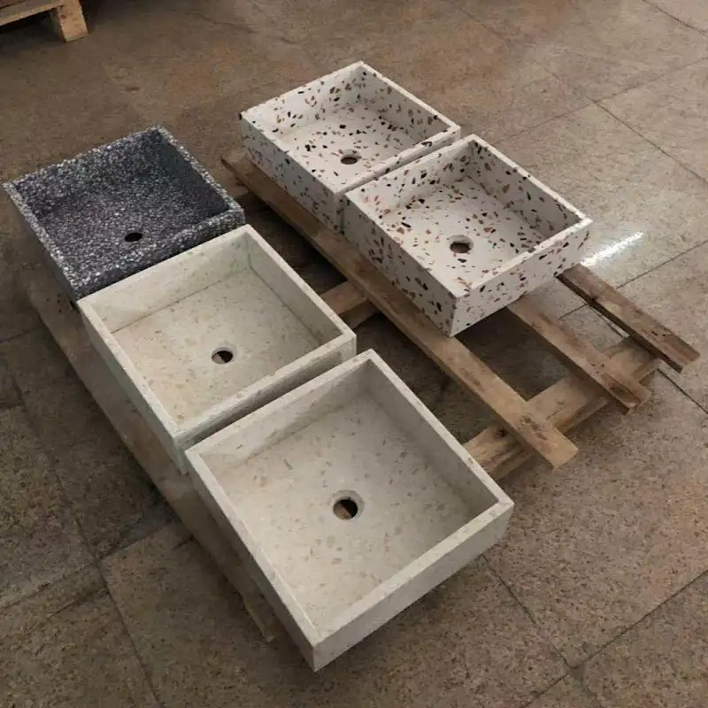terrazzo sink