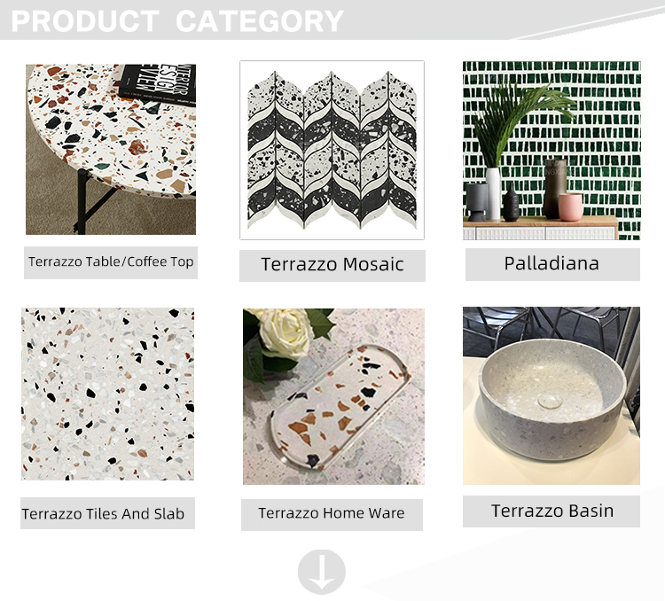 terrazzo floor tiles