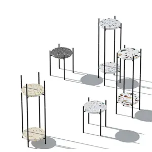 iron wrought flower stand