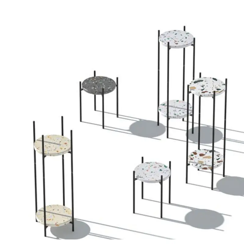 iron wrought flower stand
