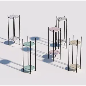 iron wrought flower stand