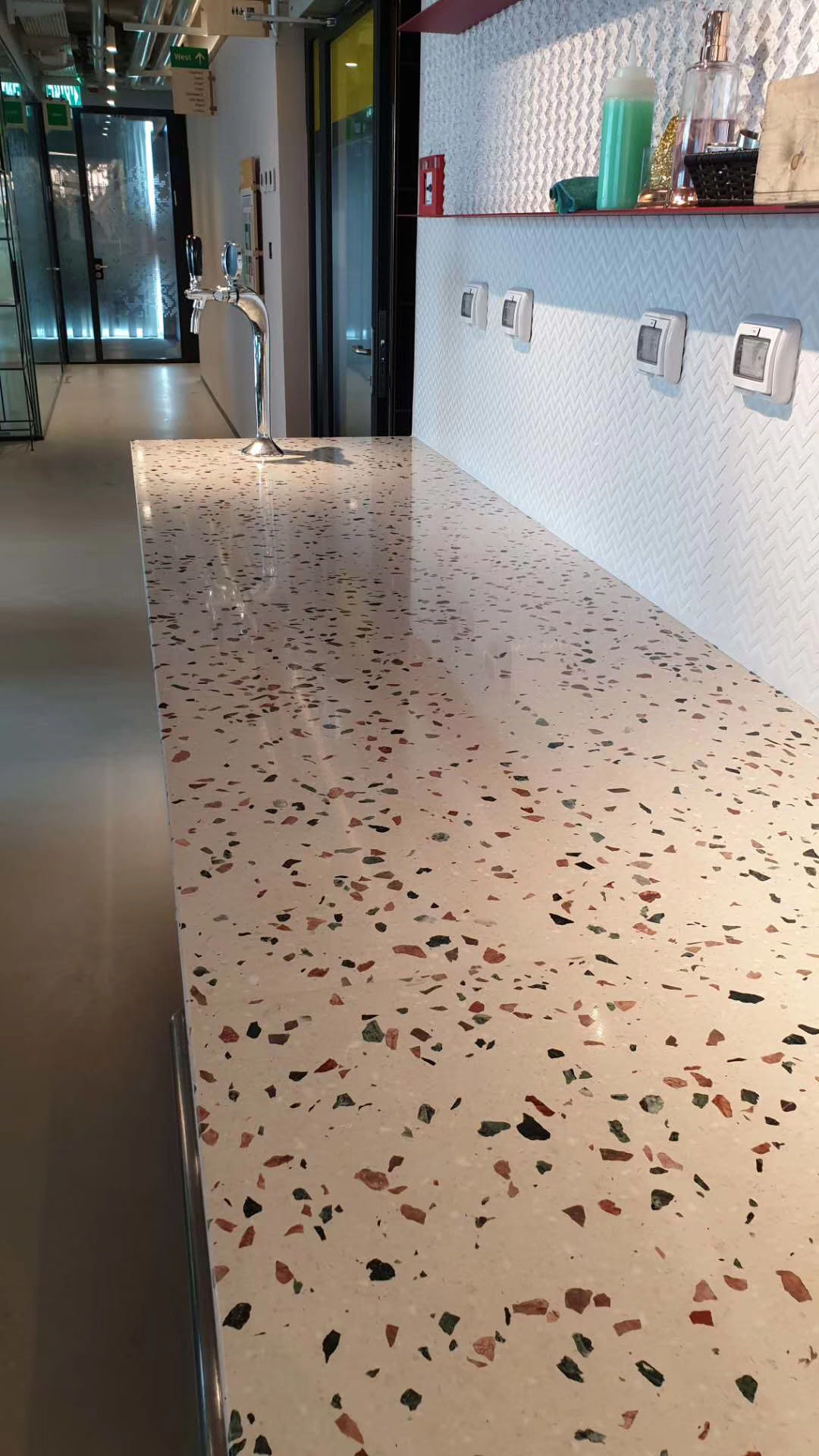 customized terrazzo slab