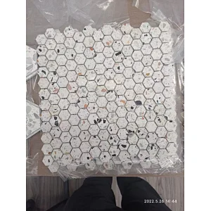 Terrazzo Mosaic which is made by cement and aggregates eco friendly material