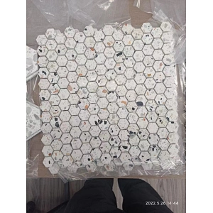 Terrazzo Mosaic which is made by cement and aggregates eco friendly material