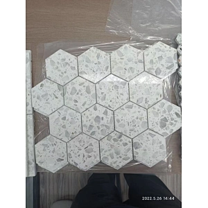 Terrazzo Mosaic which is made by cement and aggregates eco friendly material