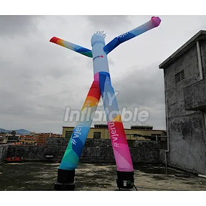Oxford Cloth Outdoor Advertising Two Legs Air Sky Dancers Inflatable Dancing Balloon