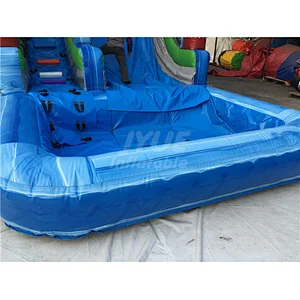 Hot Tropical Cheap Water Slide Jumper ,Blow Up Inflatable Water Slide And Pool