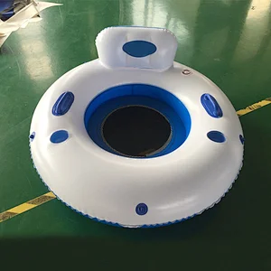 Water Park Equipment Pool Floating Single Tubes Single Water Slide Tubes With Backrest