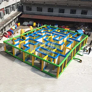 Outdoor Inflatable Corn Maze For Sale, Inflatable Obstacle Maze For Kids Party Rentals