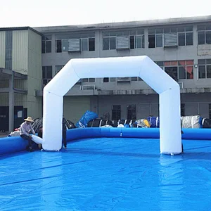 Oxford Cloth Cheap Race Event Sport Inflatable Arch With Air Blower