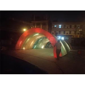 Hot Sale Large Light Tent Inflatable Stage Tunnel Event Led Arch Tent For Advertising