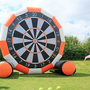 Outdoor Game Inflatable Football Dart With Football , Foot Dart Inflatable Cost