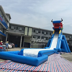 Adult Water Amusement Park Super Slide Dragon Inflatable Water Slide For Kids