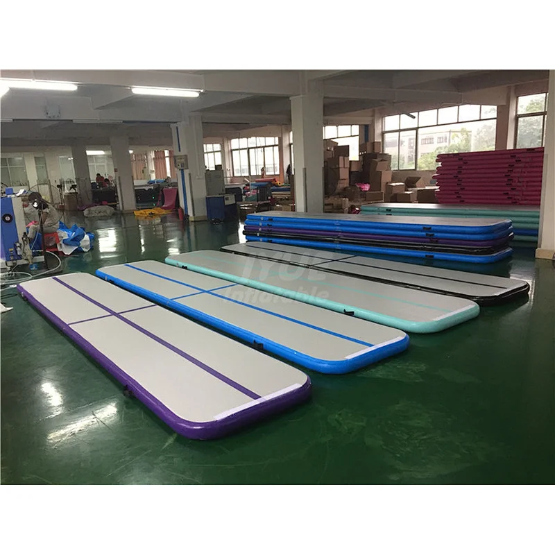 China Factory Supplies Hand Made Competitive Prices Inflatable Gym Air Tumble Track Tumbling Mat Home Airtrack For Gymnastics
