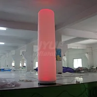 Hot High Quality Decoration Use Colorful LED Party Wedding Inflatable Column For Sale