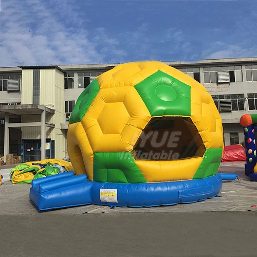 Kids Inflatable Football Bouncy Castle Party Soccer Bouncer House For Sale