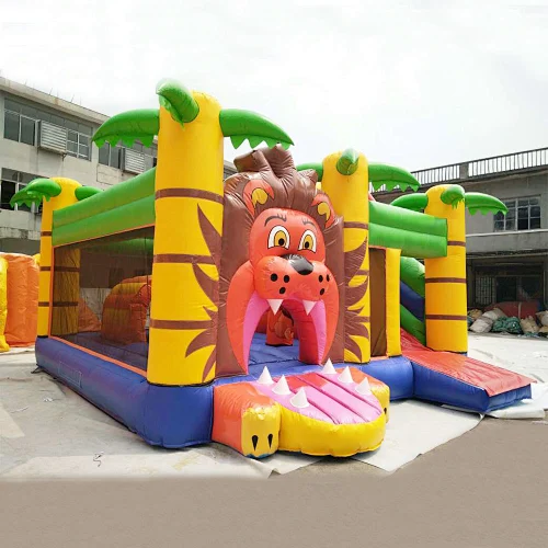 Adults And Kids Lion Jumping Castle Inflatable Bouncy Castle For Sale