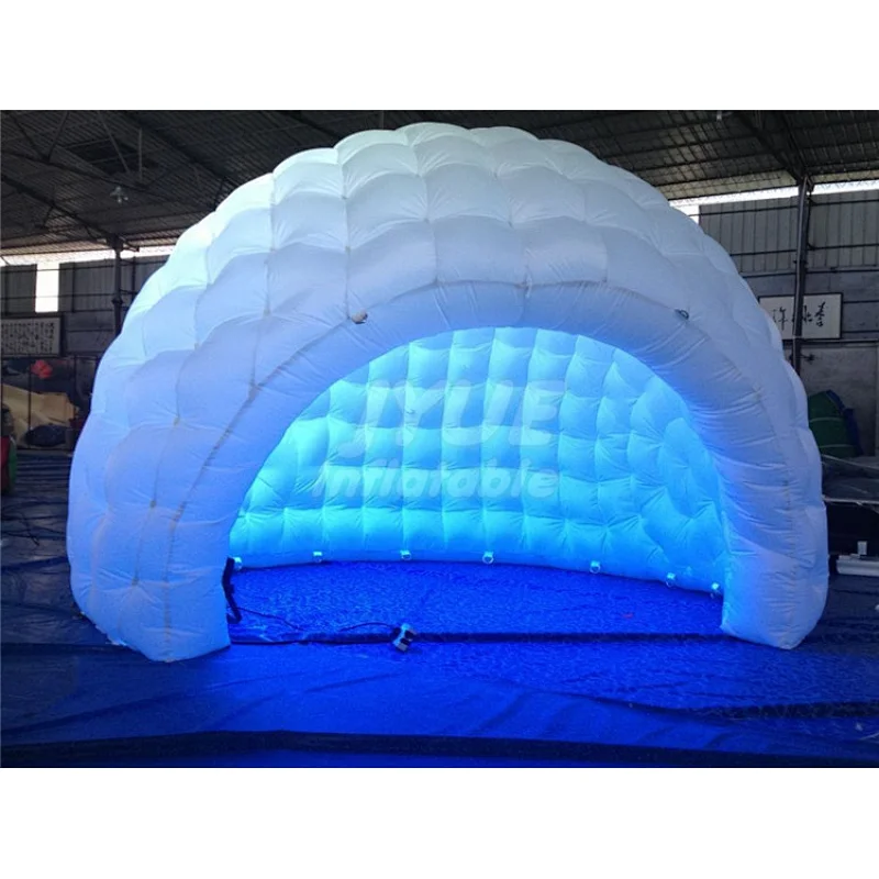Outdoor Advertising Dome Inflatable Party Tent Colorful Inflatable Tent With LED Light