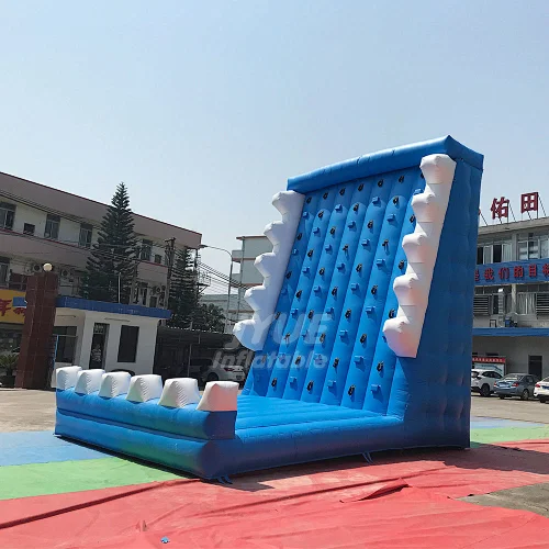 Climbing Mountain Kids And Adults Inflatable Rock Climbing Wall Games For Sale