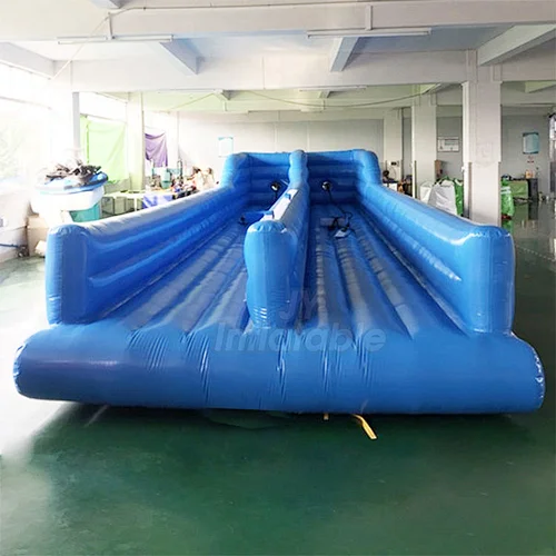 Double Lane 2 Players 10m Inflatable Bungee Basketball Run Bounce House Hire
