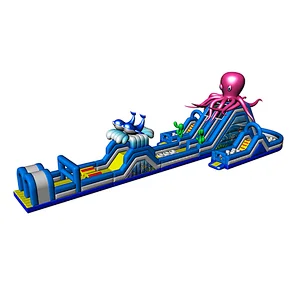 Cheap Commercial Outside Inflatable Obstacle Course for Birthday Party