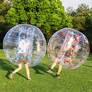 Outdoor Football Sport TPU Bumper Ball For Kids,Belly Bubble Ball Inflatable Bumper For Team Building