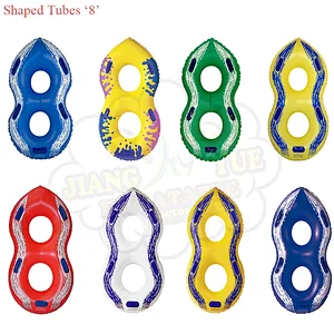 Commercial Custom Logo Inflatable Towable Water Sport Tube For Water Park  Equipment