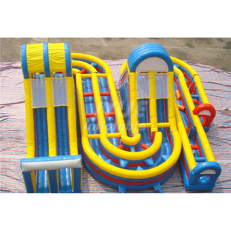Super Fun Cheap Air Fun Obstacle Course Inflatable For Kids And Adults Challenging